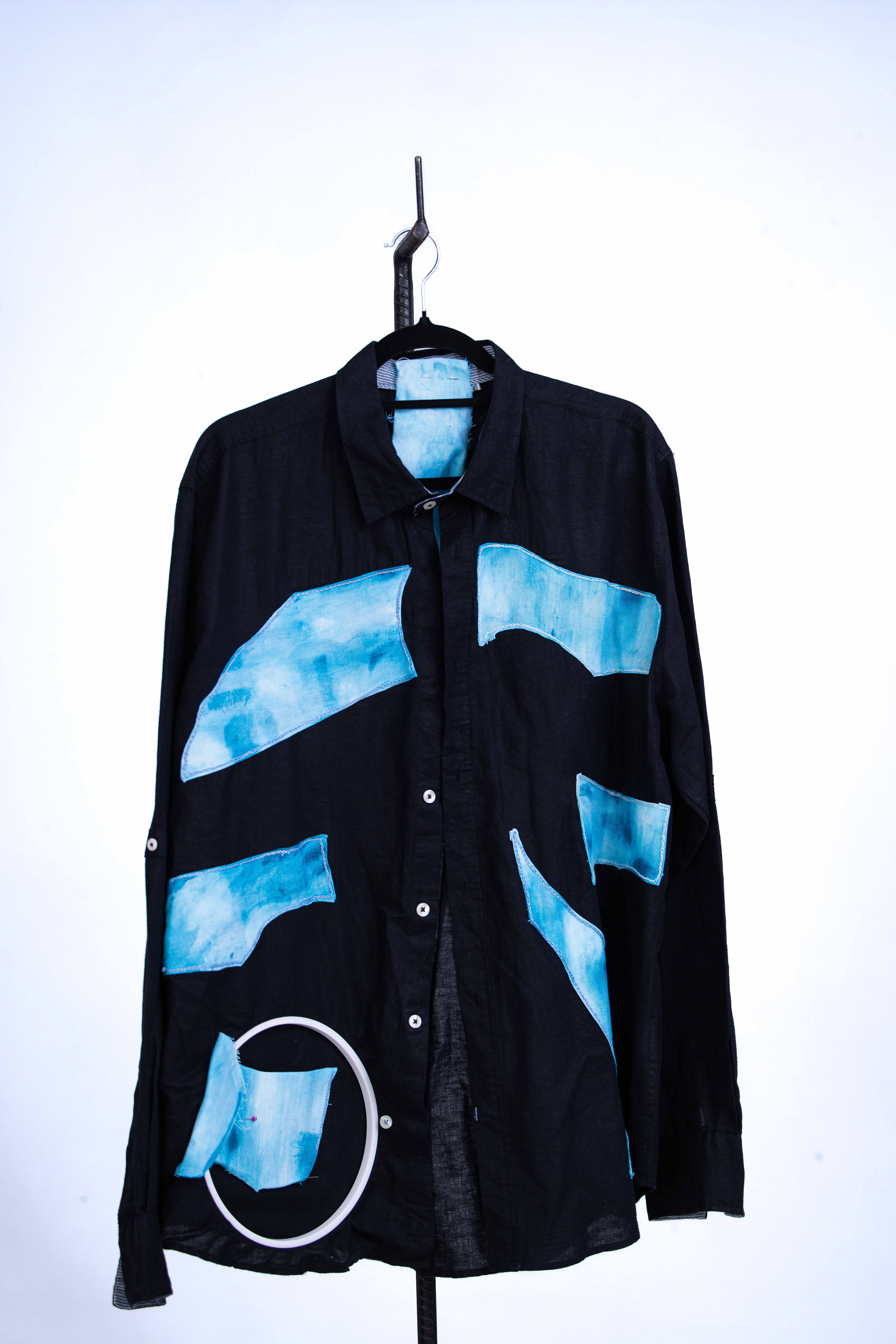 Patch Water Male Shirt